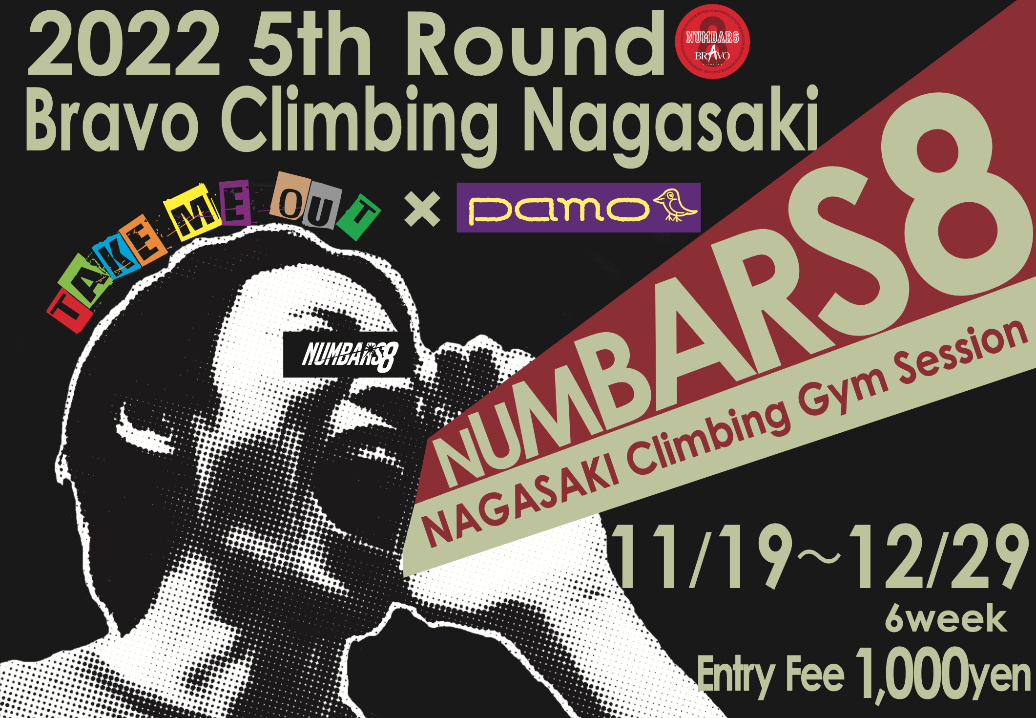 Numbars8 3rd Round AR Climbing studio 中間リザルト0907